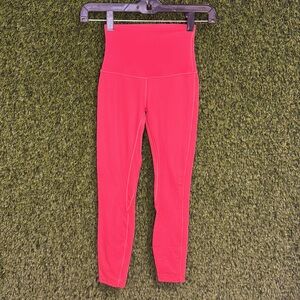GUC Lululemon Align Leggings 0 Guava Pink 25” Double Lined